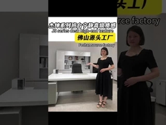 Witte schrijftafel met aan boord een kas, het bureau van de baas, een licht luxe kantoor met één zitplaats