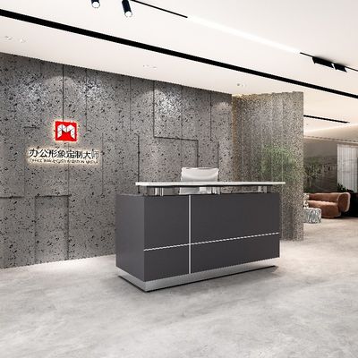 kopen Eenvoudig ontworpen marmeren top modern kantoormeubilair Receptie online manufacture