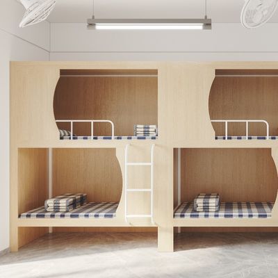 kopen Ondersteuning aan maatwerk Functionele bunk bed voor jeugd hostel met 20 ontwerpers en geautomatiseerde productie fabriek online manufacture