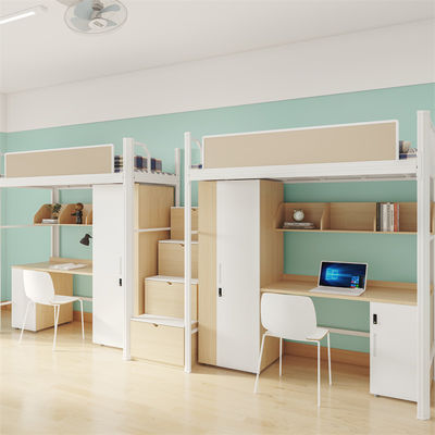 kopen Contemporary Bunk Bed With Desk Voor school slaapkamer meubels Ondersteuning op maat online manufacture