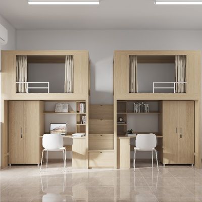 kopen Moderne slaapkamermeubilair Bunk Bed Kinderen Bedden Met Trappen En Opberglagen Ondersteuning aanpassing online manufacture