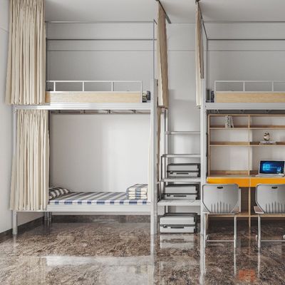 kopen Ondersteuning aanpassing Hoogwaardige kwaliteit gegarandeerd Volledige grootte Zwarte kleur Bunk Metal Frame Twin Bunk Bed online manufacture