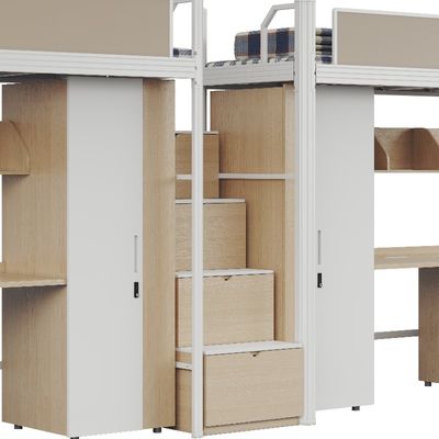 Large Storage Space Student Apartment Bed