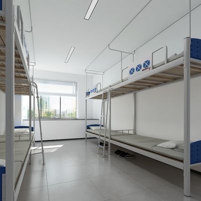 kopen Ondersteuning van aanpassing Stylische en functionele slaapkamer bed voor studentenverblijven online manufacture