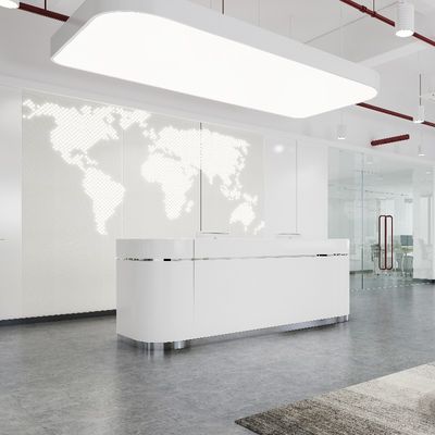 kopen Modern Design MYIDEA Kantoormeubelen Simpel ontwerp Marmeren dak Receptie Ondersteuning aanpassing online manufacture