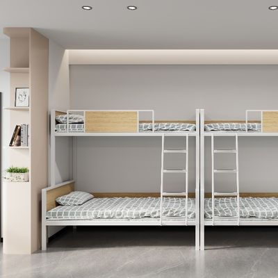 kopen Ondersteuning aanpassing Sterk ijzeren frame Studenten slaapkamer Bunk Bed voor slaapkamer en appartement Hoge duurzaamheid online manufacture
