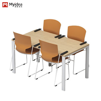 Kopen Ondersteuning aanpassing Professionele verfijnde elegante zakelijke conferentietafel met stevige en stabiele stalen voeten online manufacture