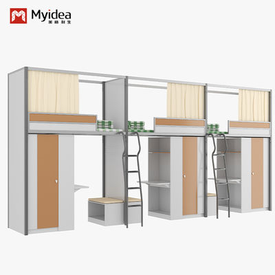 Kopen Moderne eenvoudige, sterke privacy, aanpassing hoge stabiliteit van studentenappartement bed bij mijn idee bed onder de tafel met kast online manufacture