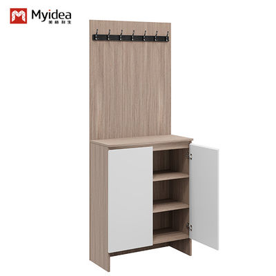 Kopen Ondersteuning aanpassing Moderne open kast Slaapkamer Huis Hotel Gebruik Hoogste Hangende Hoed Rack Onderste Schoenenopslag online manufacture