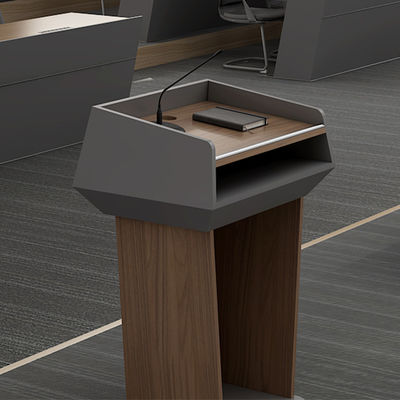 Kopen Ondersteuning aanpassing Moderne Lectern Houten Paneel Staal Plastic Materials Stage Grote evenementencentrum School Vergaderzaal Kantoor Hotel Outdoor Gym online manufacture