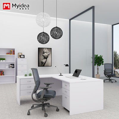 kopen Poedercoating Staalframe Baas bureau Verschillende stijlen van de toezichthouder bureau 1,2 meter 1,5 meter 1,8 meter online manufacture