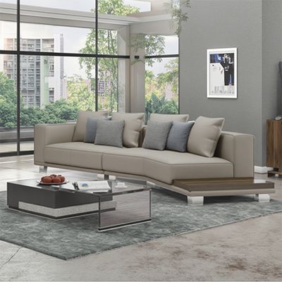 Italian Horizon Sofa Modern Simple Living Room Villa Large Flat Floor Clubhouse Homestay Corner Combination Sofa
