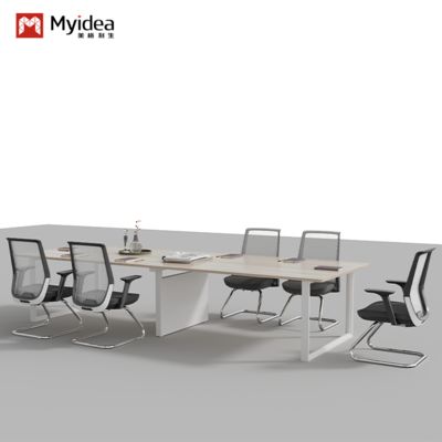 kopen Foshan Bron Fabriek Lichtgekleurde Vergadertafel Grote Zakelijke Receptie Onderhandelingstafel Kantoormeubilair online manufacture