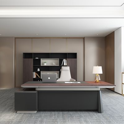 kopen Bureau van de baas Eenvoudige moderne tafel- en stoelcombinatie Nieuwe Chinese stijl Grote klas bureau Enkele president's bureau Manager's kantoormeubilair online manufacture