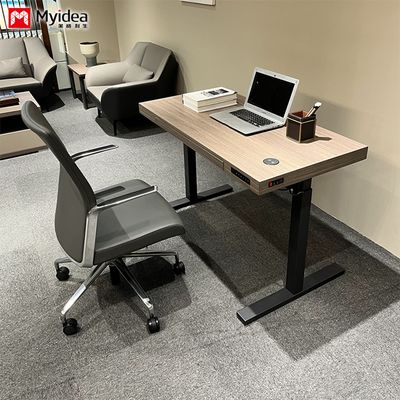 kopen Eenvoudig en comfortabel directiebureau, Stille enkele motor hef bureau, Stabiel en multifunctioneel design bureau voor kantoorgebruik online manufacture