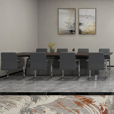 Modern minimalist large solid wood conference table, Nordic business negotiation chief reception table, solid wood table supporting customization