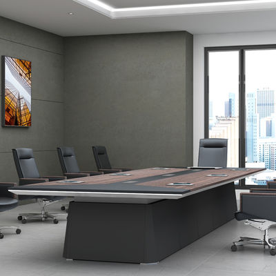kopen Conferentietafel, vergaderruimte, kantoor bureau, eenvoudig en modern zakelijk onderhandelingsbureau, grote en lange bureau ondersteuning aanpassing online manufacture