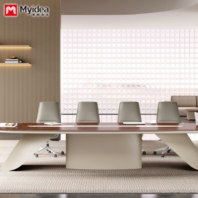 kopen maatwerk kantoormeubilair，zakenbureau，grote vergadertafel，eenvoudige en moderne bureau- en stoelcombinatie online manufacture
