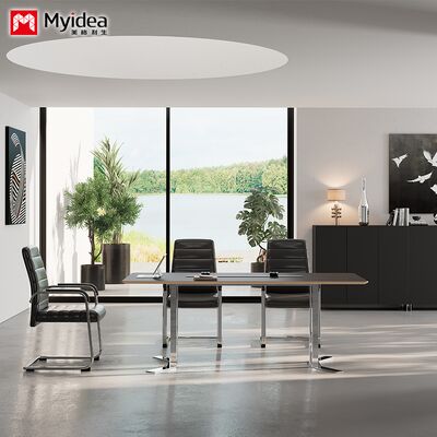kopen Maatwerk High-end mode conferentietafel: FENIX vingerafdrukvrij brandwerend bord, stalen frame ontwerp, veel huidcontact online manufacture