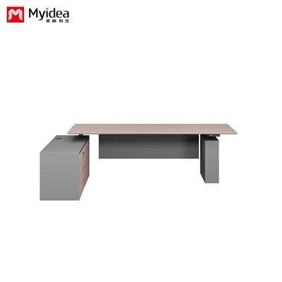 customization Simple Supervisor Desk Silent Dual Motor Lifting Desk, Stable and Multifunctional Office Design, Practical Desk