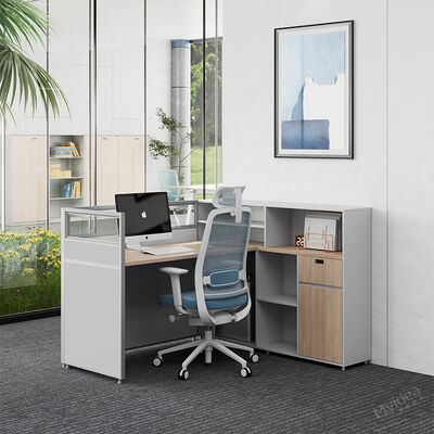 kopen Aanpassing Myidea Personeel bureau met opslagkas, scherm stijl, eenpersoons zitplaats, eenvoudig en modern kantoor, computer bureau online manufacture