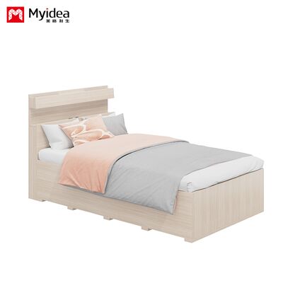 customization Myidea Soft and Comfortable Rental Room, Apartment Bed, Exquisite Homestay Bed, Multi Size Single Wooden Bed