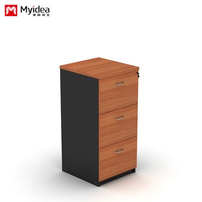 Customization Combination Lockable Fixed Cabinet for Office, Simple Desk Edge Low Cabinet with Drawers for Storing Items