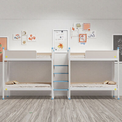 kopen Verdikte vierpersoonsbed, schoolslaapkamer, stabiele bedden voor studenten, trapladder, meerpersoonsbed voor werknemers online manufacture