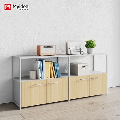 MYIDEA Classic Two Layer Tea Water Cabinet Company Office Display Partition Cabinet Document Storage Cabinet