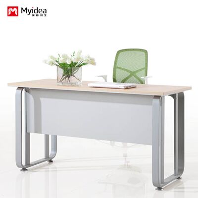 kopen Kleine baas Computertafel Schrijftafel Verstelbare hoogte Staalvoet Manager Kantoor Tafel en stoel Combinatie online manufacture