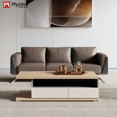 kopen Hout Contemporary Eco-Friendly Commercial Office Double Drawer Plate Type Panel Table met melamine online manufacture