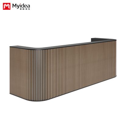 Grilled Front Desk, Cash Register, and the Reception Desk Can Be Customized