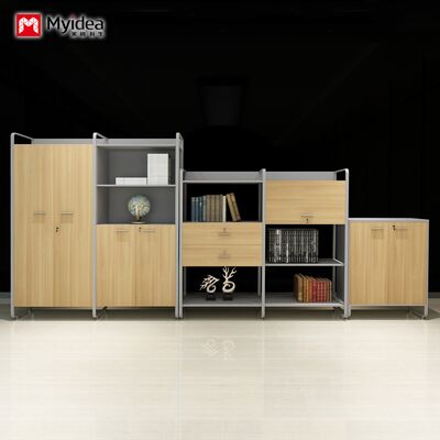 Office File Cabinet Wooden High Low Cabinet Data Cabinet, Storage Cabinet, Lockable Floor Cabinet, Wall Mounted Low Cabinet