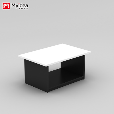 Wood Contemporary Eco-Friendly Commercial Office Plate Type Panel Table with Melamine