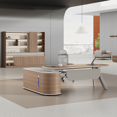 kopen PVC-gecoat gebogen rand Manager Desk online manufacture