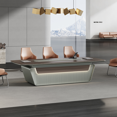 kopen PVC-vinyl gelamineerde ronde conferentietafel met ronde rand online manufacture