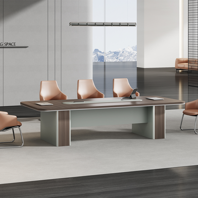 kopen Boogvormige PVC-folie beklede conferentietafel online manufacture