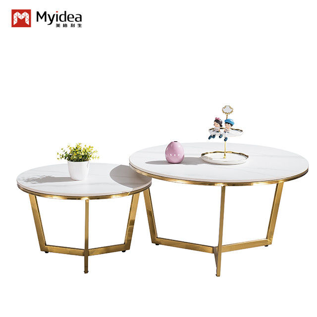 Contemporary Minimalist Metal Style Coffee Table for Apartment Living Room Bedroom Hotel Home Support Customization