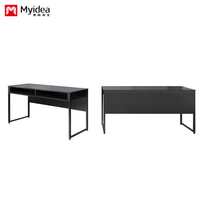 Myidea Panel Houten kantoormeubilair, Computer bureau met laden, eenvoudig modern bureau dat kan worden aangepast