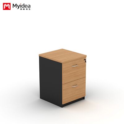 Aanpassing Combinatie sluitbare vaste kast voor kantoor, eenvoudige bureau rand lage kast met laden voor het opslaan van items