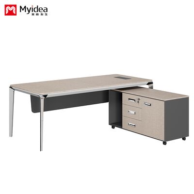 Aluminium legering die-gegooid Foot Main Desk Ondersteunende mobiele opslag Subcabine
