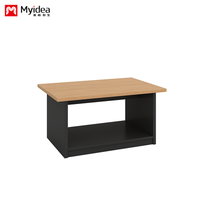 Hout Contemporary Eco-Friendly Commercial Office Plate Type Panel Table met melamine
